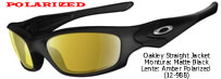 Oakley Straight Jacket Polarized Matte Black_Amber Polarized (12-988)